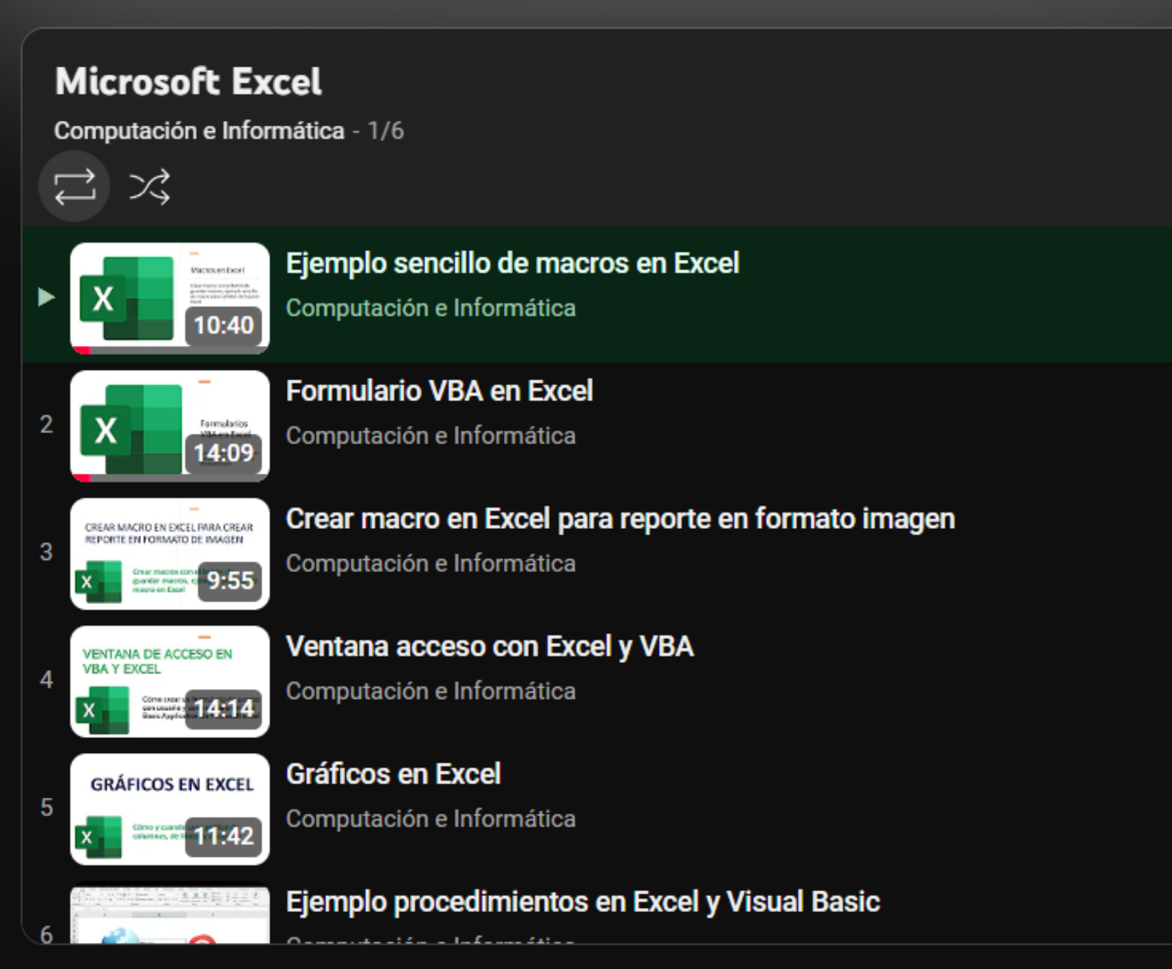 Canal de Youtube